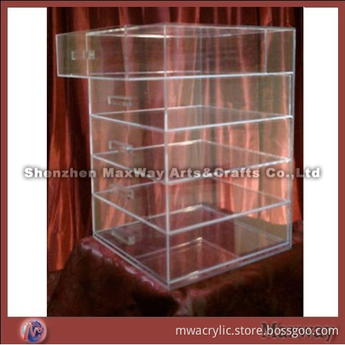 Clear 5 tier Acrylic Cosmetic Organizer/box with 5 Drawers in The Face Shop